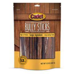 Cadet Bully Sticks Dog Treats 12 ounces-2