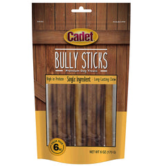 Cadet Bully Sticks Dog Treats 6 ounces-2