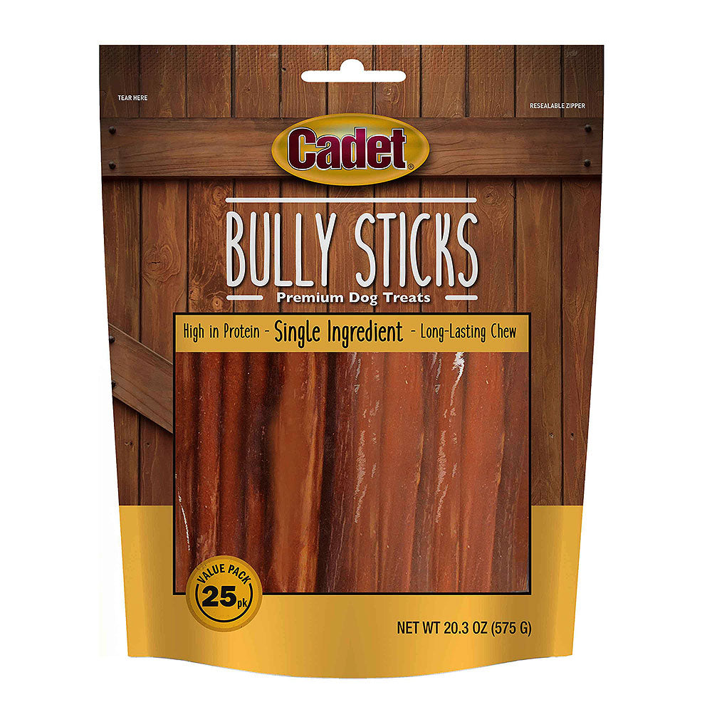 Cadet Bully Sticks Dog Treats 25 count-2