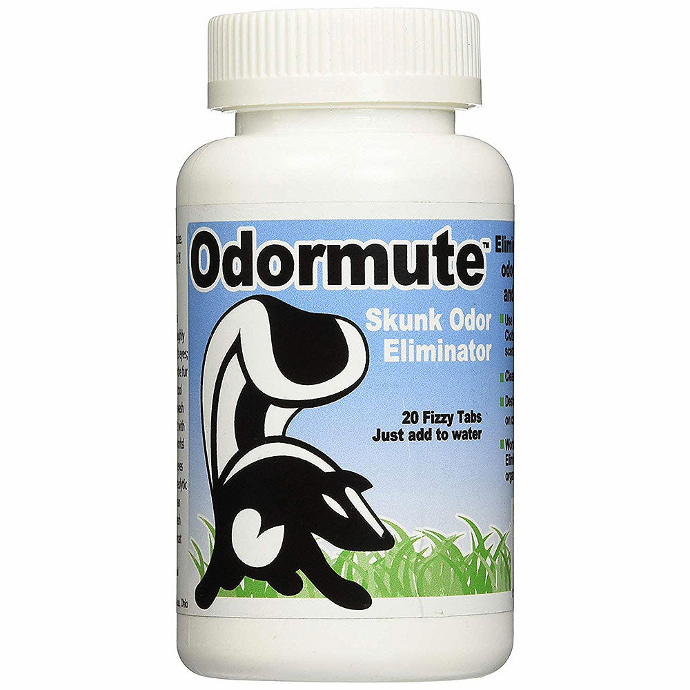 Hueter Toledo Odormute Skunk Fizzy Tablets for Odor Elimination 20 Tablets