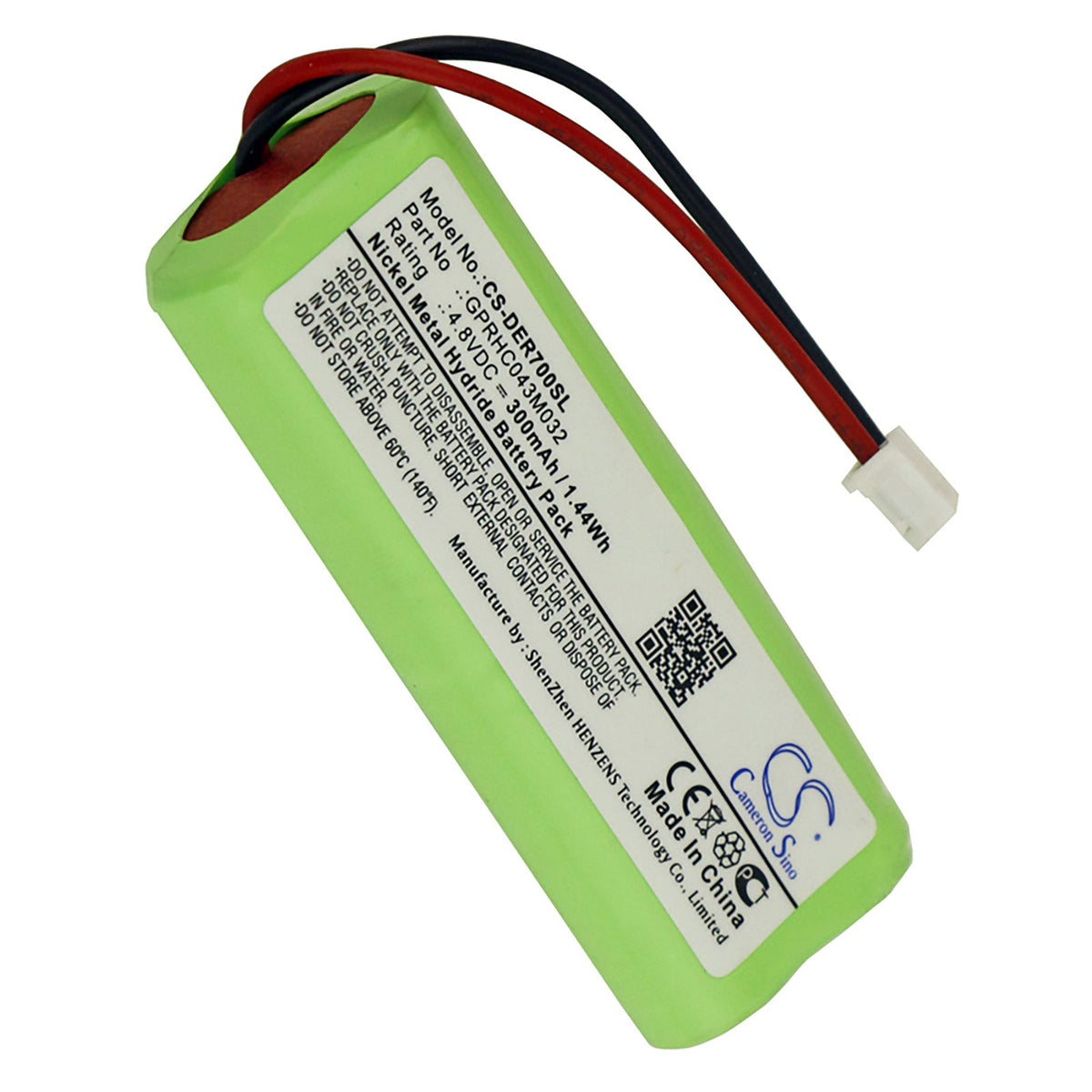 Educator GPRHC043M032 800TS Receiver Battery 300mAh