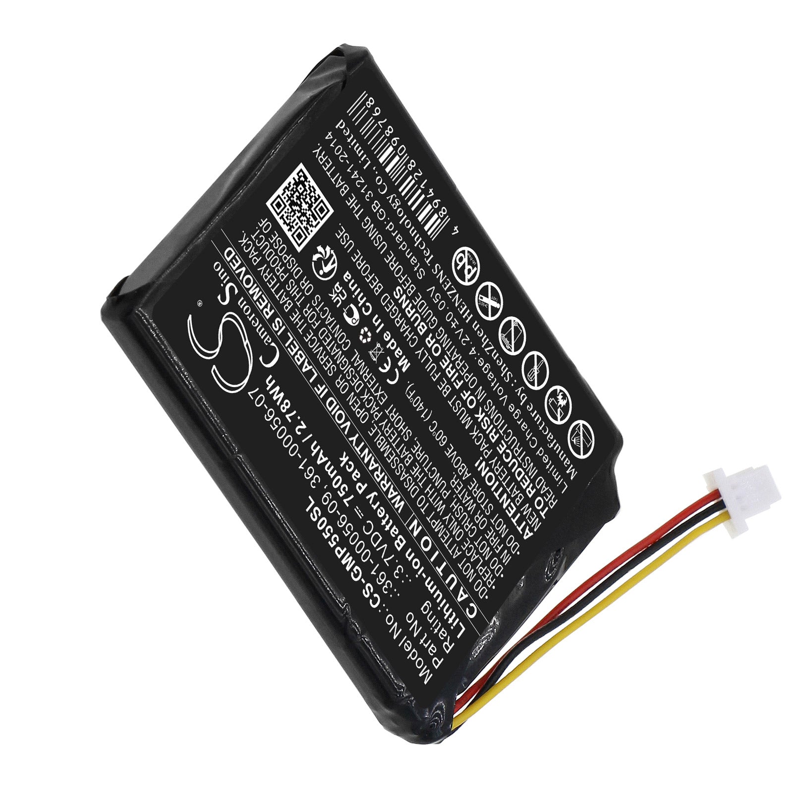 Garmin Pro 550 Receiver Pro 70 Receiver Battery 750mAh-2