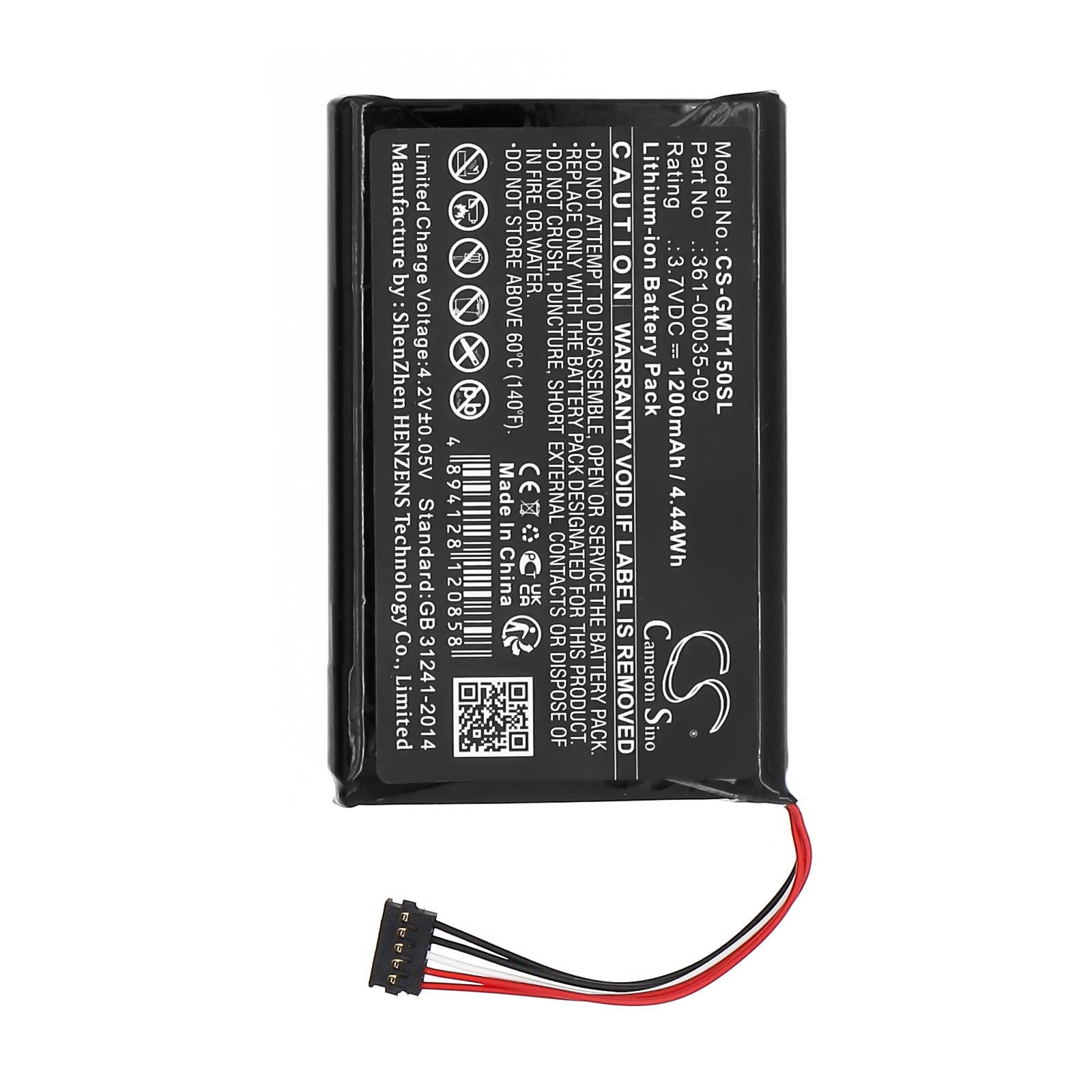 Garmin TT15 mini 010-11828-40 Battery 1200mAh-3