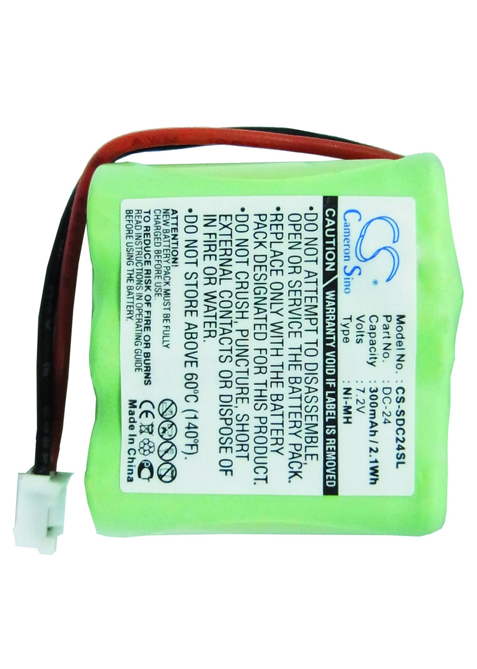 Kinetic MH330AAAK6HC Wetlandhunter SD-2000 Battery 300mAh-5