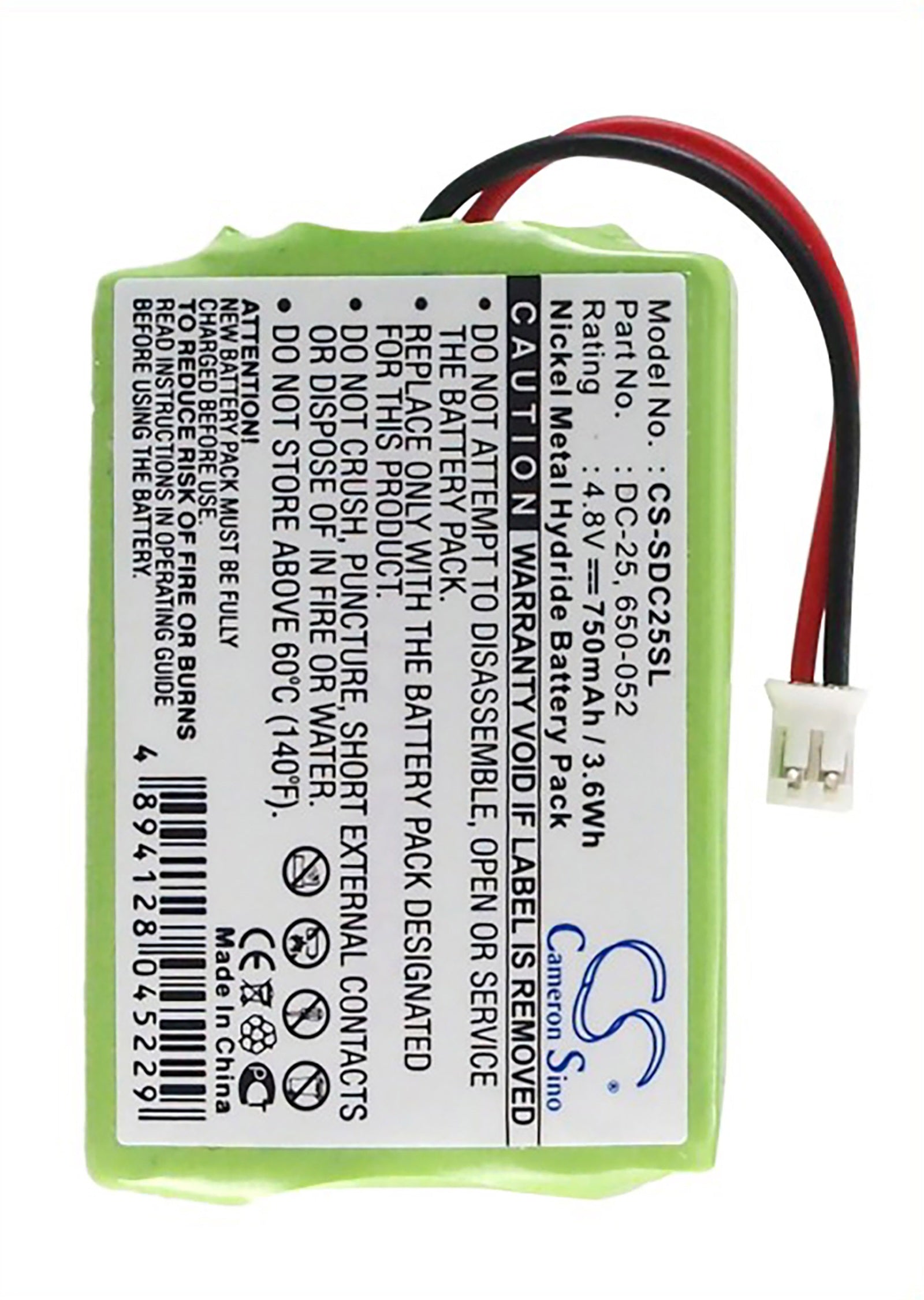 Kinetic MH750PF64HC SportDog MH750PF64HC Battery 750mAh-5