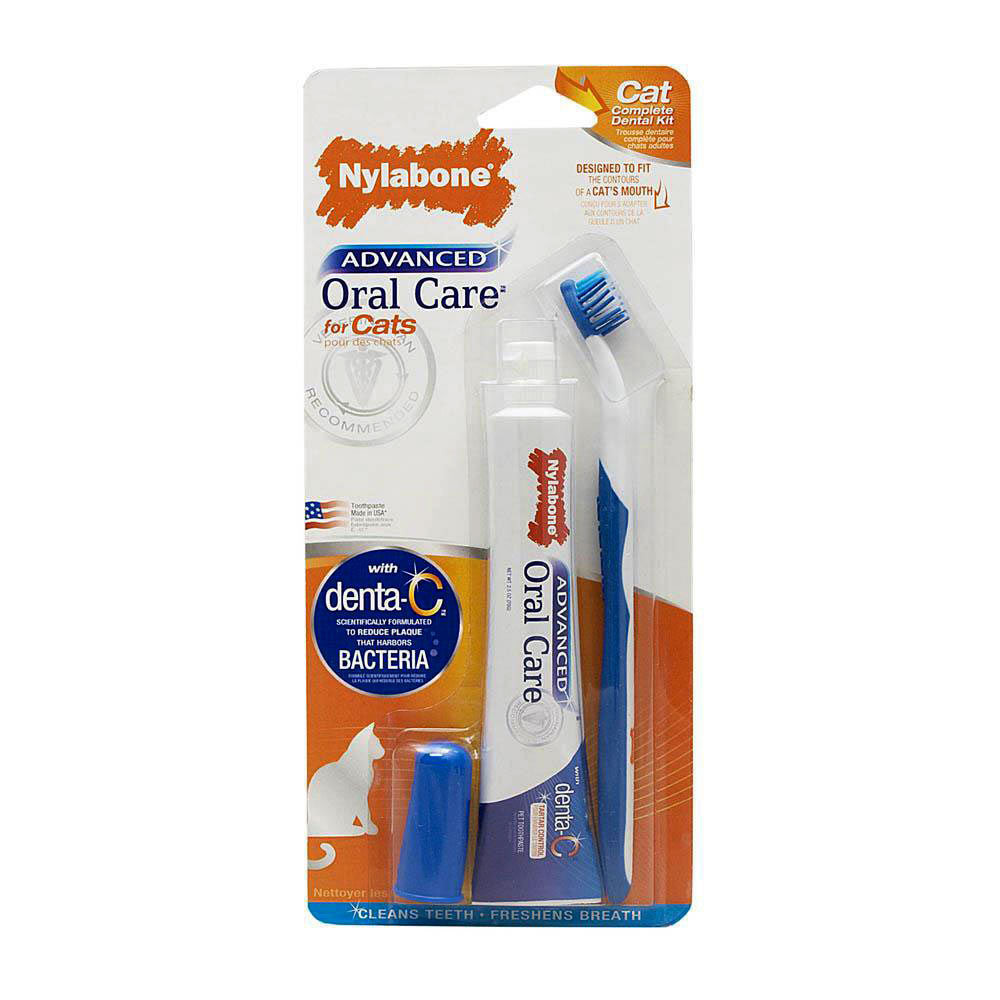 Nylabone Advanced Oral Care Cat Dental Kit
