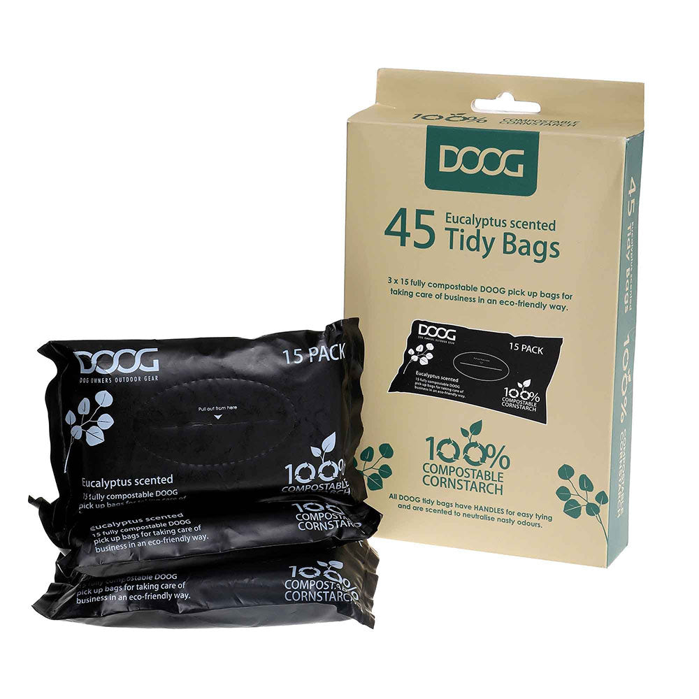 DOOG Compostable Pick Up Bags 45 count